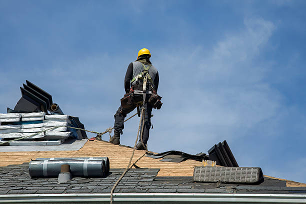Professional Roofing technician working in Clifton, TN